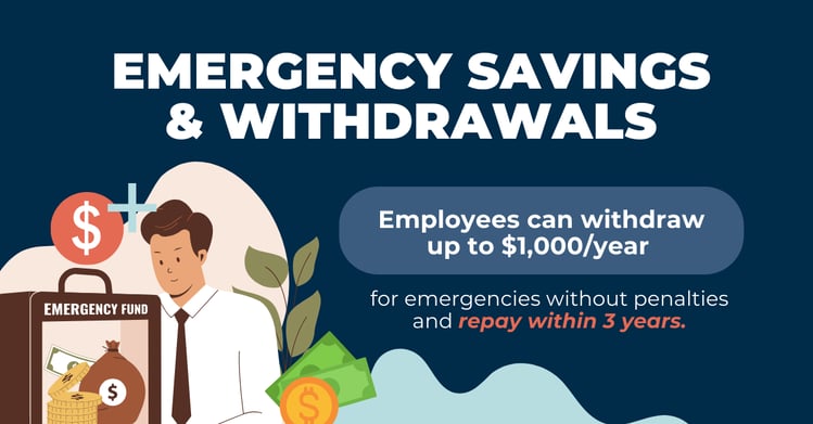 Emergency Savings & Withdrawals